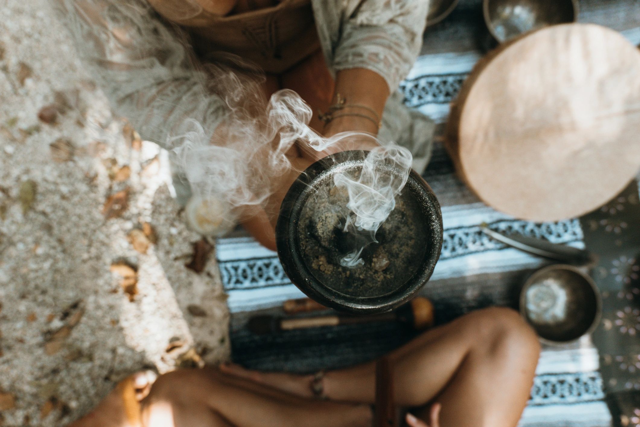 shamanic healing ritual serene wellness
