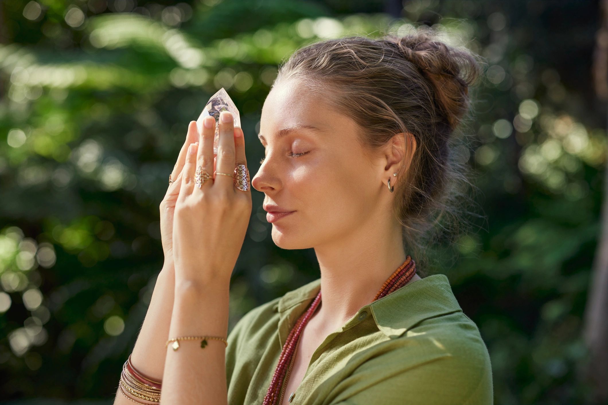Relaxing wellness space for reiki